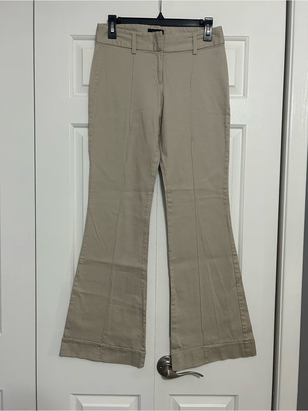 Vintage Y2K Zinc Beige/Khaki Flare Pants